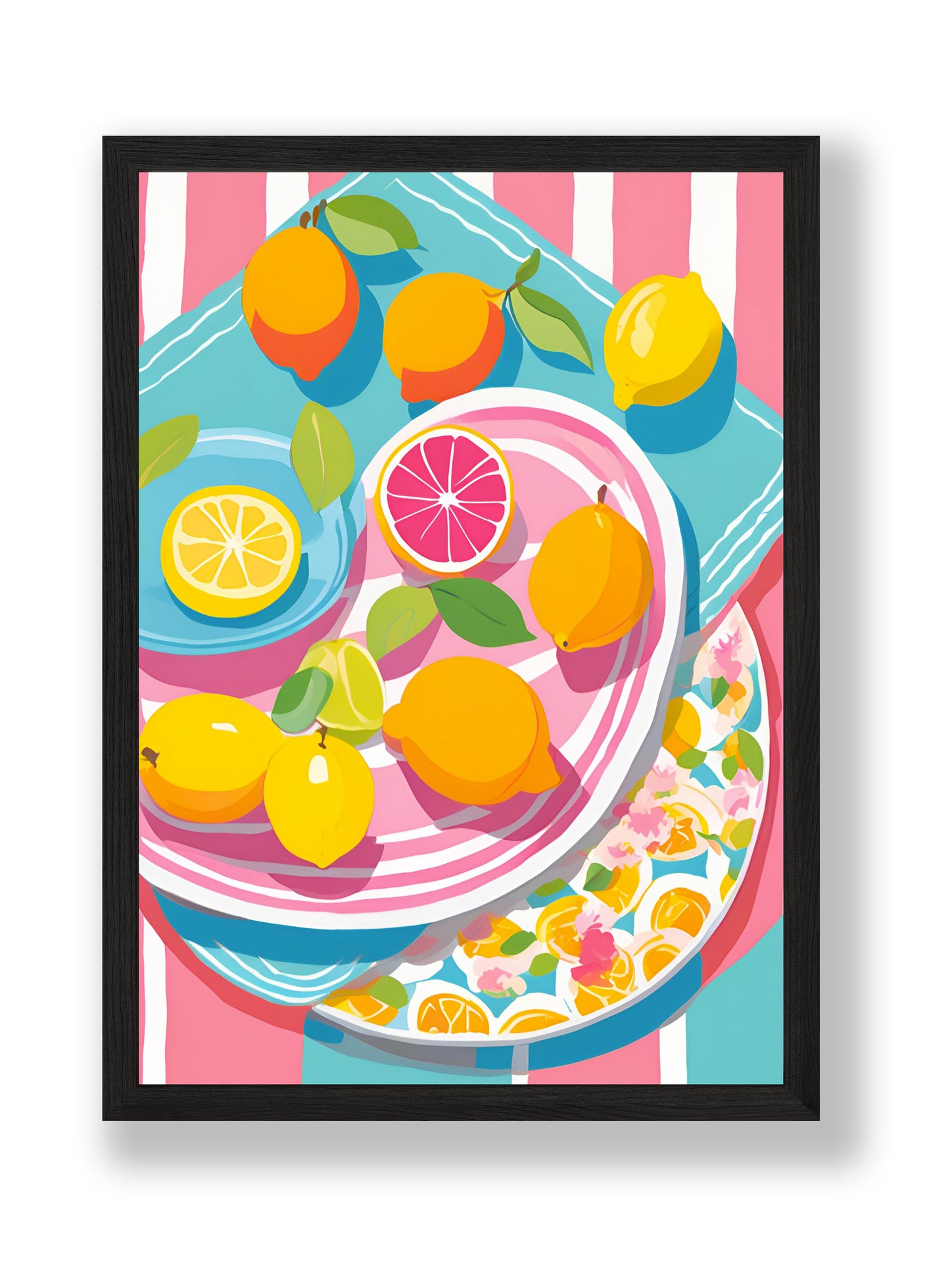 Früchte Poster, Küchenposter, Wandbild und Dekoration