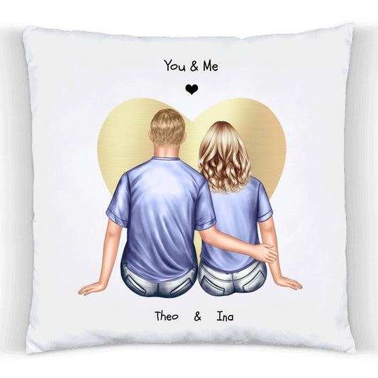 Partnergeschenk personalisiertes Kissen, Geschenk Partner, Geschenk Partnerin, Geschenk Valentin, Hochzeitstag, Geburtstagsgeschenk