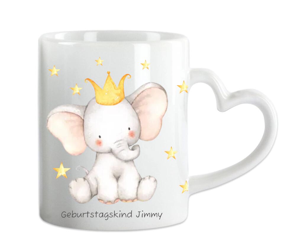 Personalisierte Tasse Elefant mit Namen, Ostergeschenk, Namenstasse, Tasse mit Name