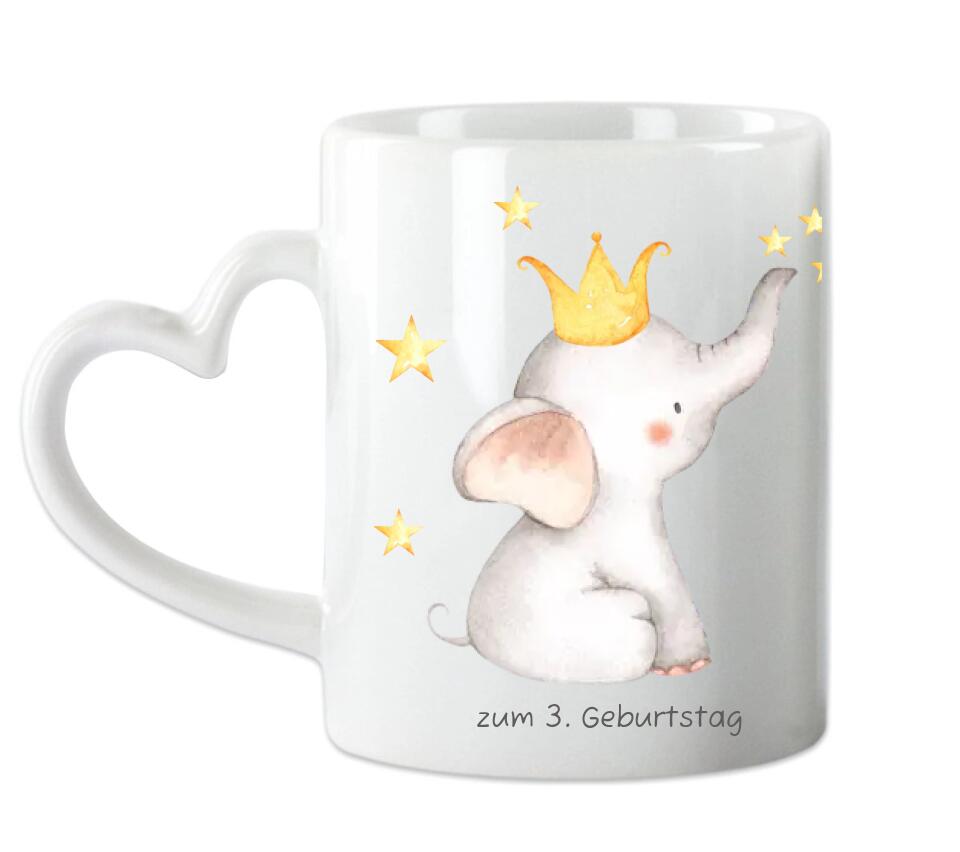 Personalisierte Tasse Elefant mit Namen, Ostergeschenk, Namenstasse, Tasse mit Name