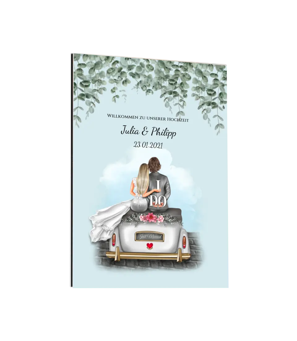 Willkommensposter Hochzeit | Willkommensschild Hochzeit personalisiert | Hochzeitsempfang Tafel