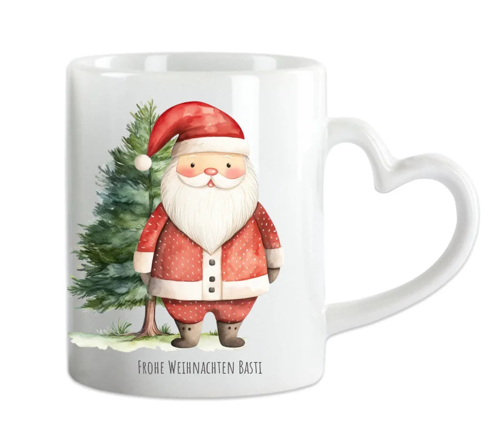 Geschenk Nikolaus, Weihnachten personalisiert - Kindertasse, Kinderbecher, Kinderteller - Nikolaustasse, Weihnachtstasse- mit Name