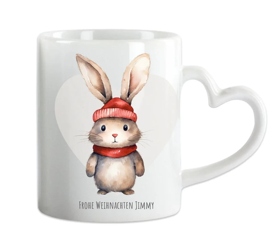 Geschenk Nikolaus, Weihnachten personalisiert - Kindertasse, Kinderbecher, Kinderteller - Nikolaustasse, Weihnachtstasse -mit Name - mit Name