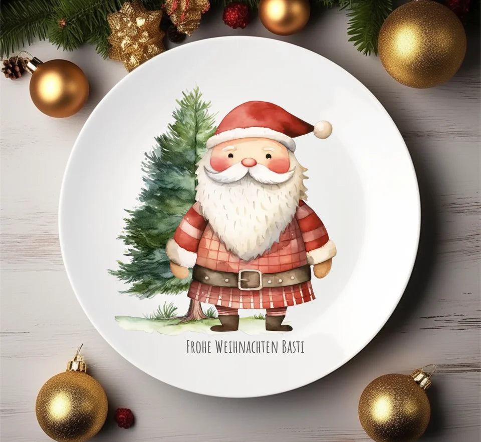 Geschenk Nikolaus, Weihnachten personalisiert - Kindertasse, Kinderbecher, Kinderteller - Nikolaustasse, Weihnachtstasse