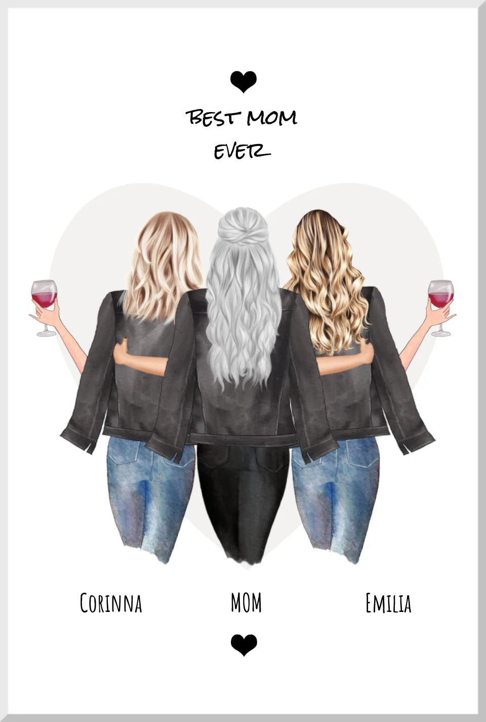 Personalisiertes Poster Geschenk Mama - Muttertagsgeschenk - Geburtstagsgeschenk - Geschenkidee Mama