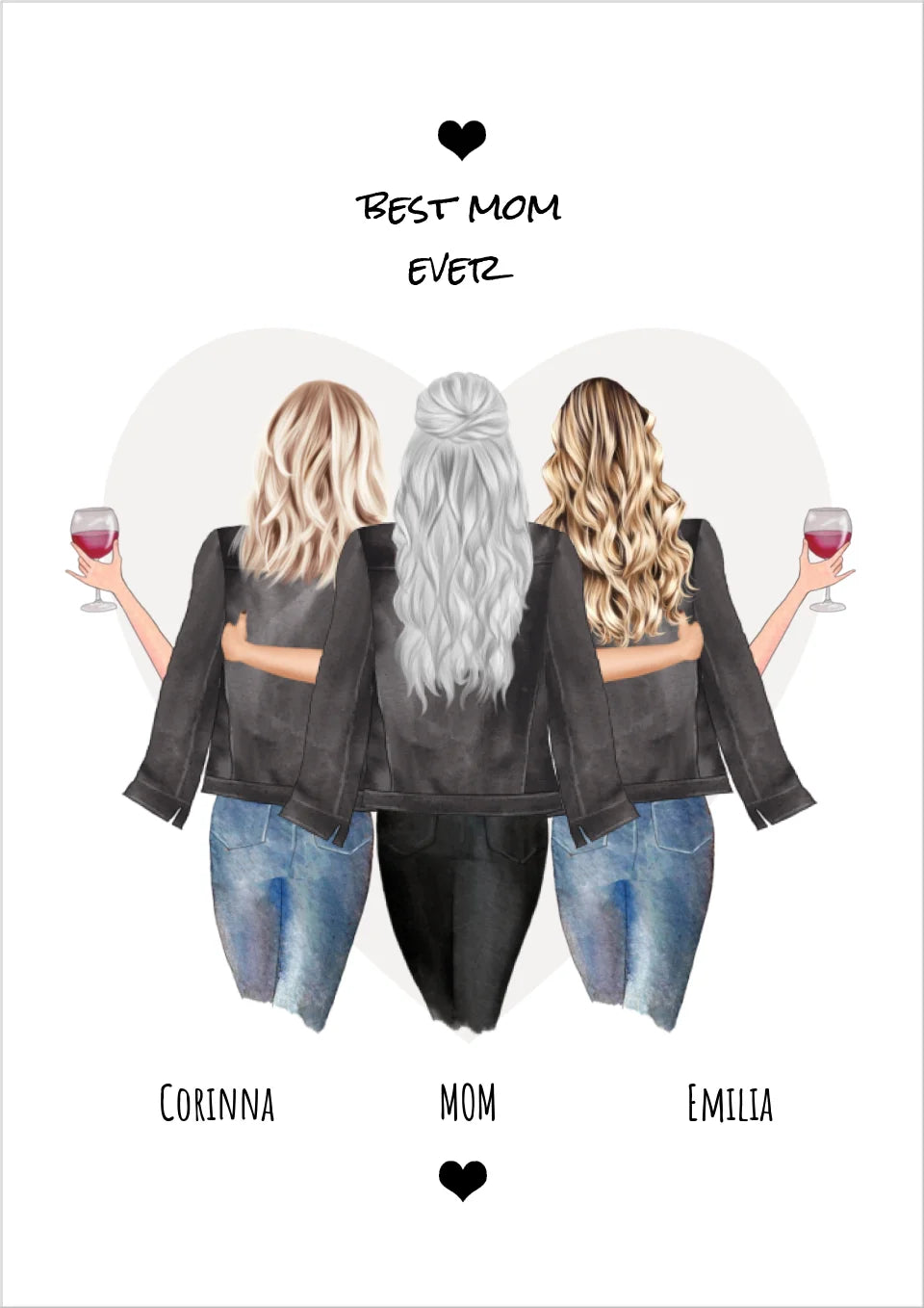 Personalisiertes Poster Geschenk Mama - Muttertagsgeschenk - Geburtstagsgeschenk - Geschenkidee Mama