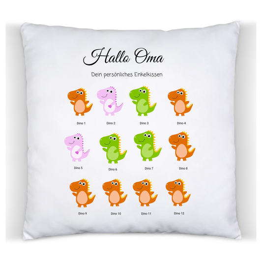 Personalisiertes Geschenk Oma / Opa Enkel-Kissen | Geburtstagsgeschenk & Weihnachtsgeschenk