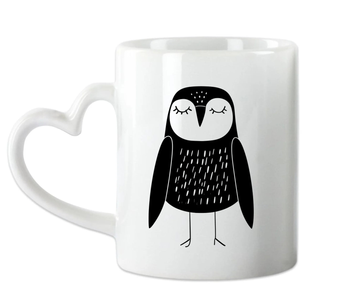 Personalisierte Eulentasse mit Name - in der Ruhe liegt die Kraft