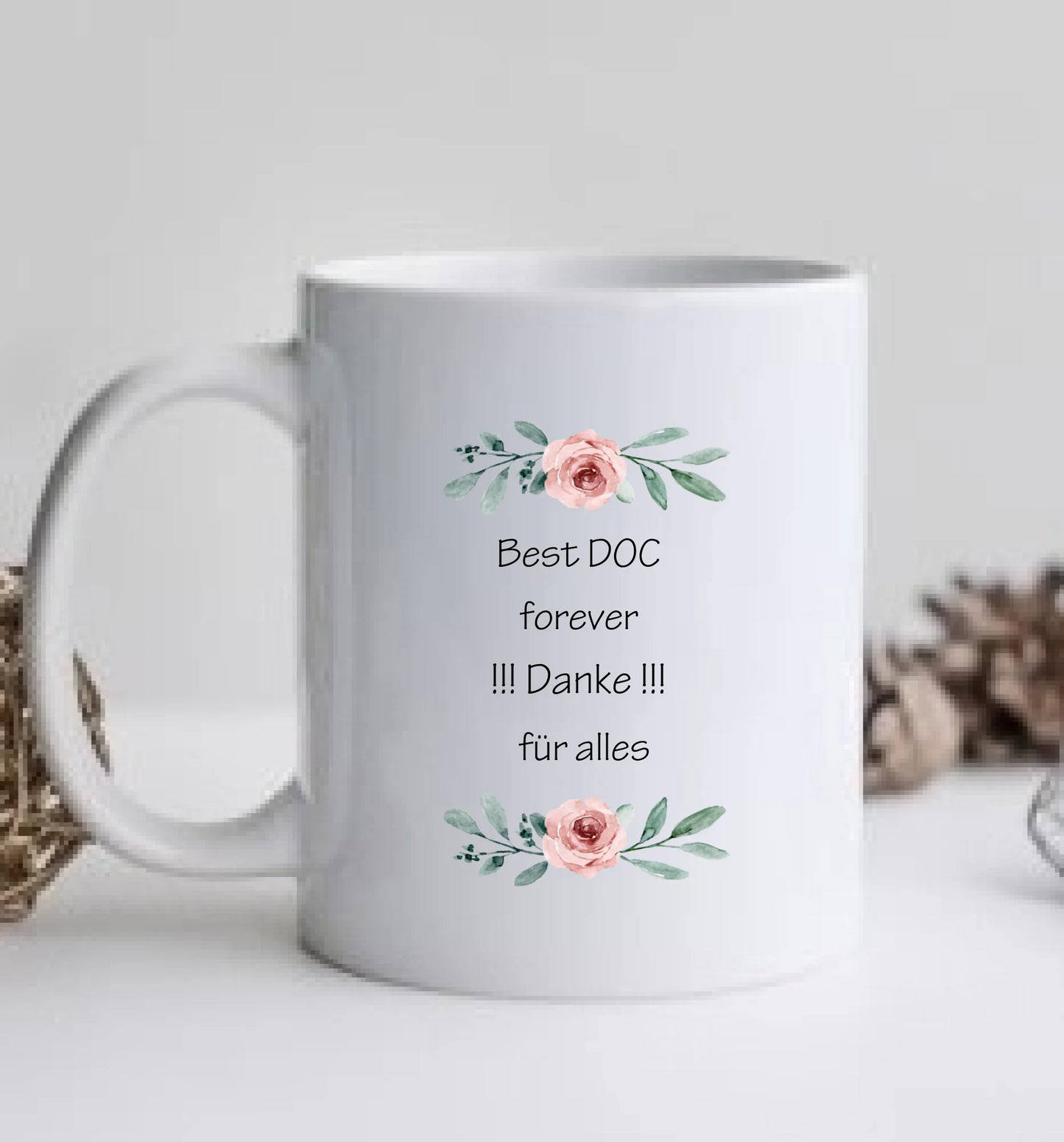 Beste Ärztin , Krankenschwester, Personalisierte Tasse Kaffeebecher, Danke Geschenkidee Kollegin, Pflegerin