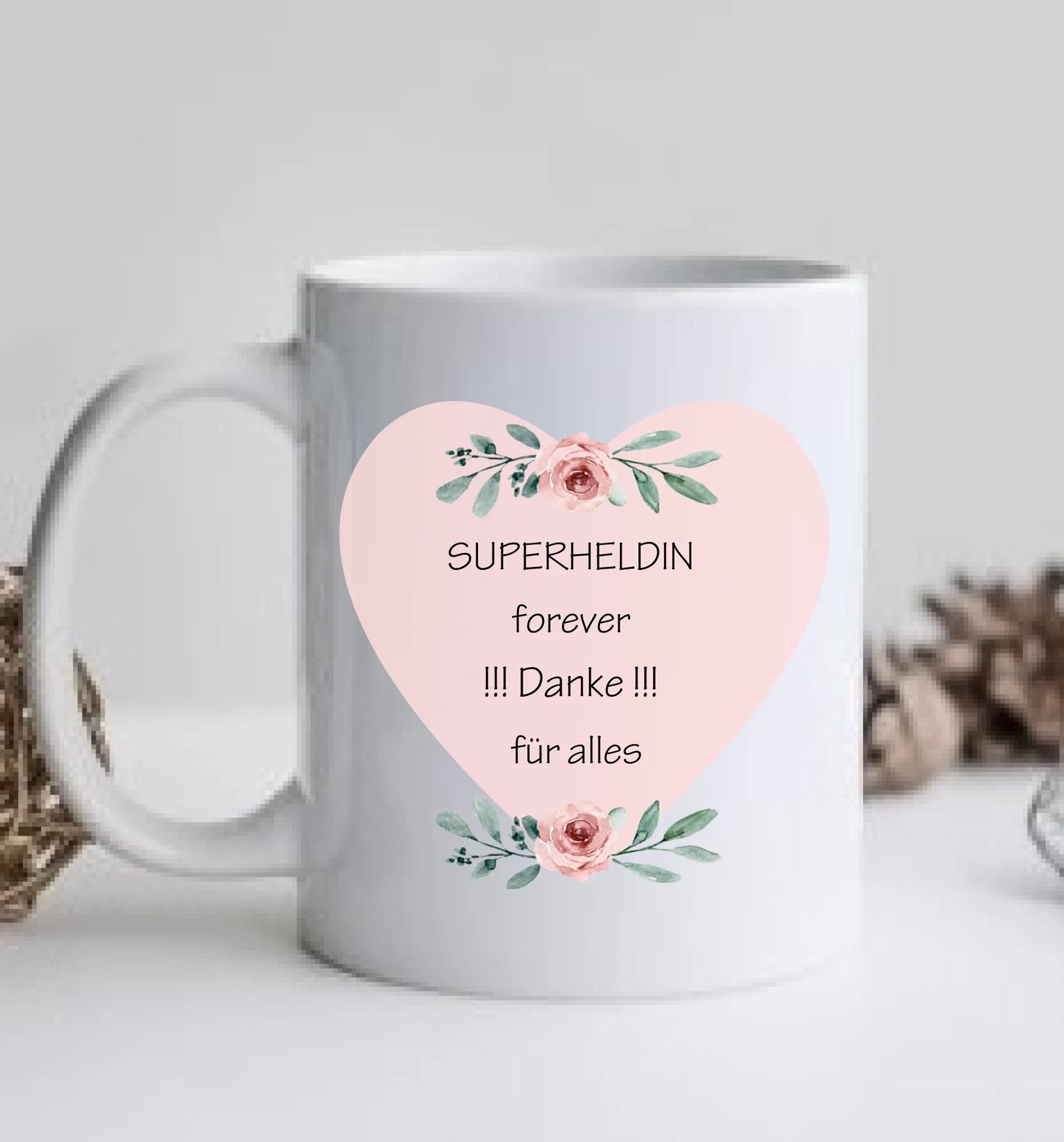 Danke Geschenk Ärztin, Krankenschwester, Kollegin personalisierte Tasse, Geschenk Altenpflege, Arzthelferin, mit Namen und Spruch. Abschiedsgeschenk.