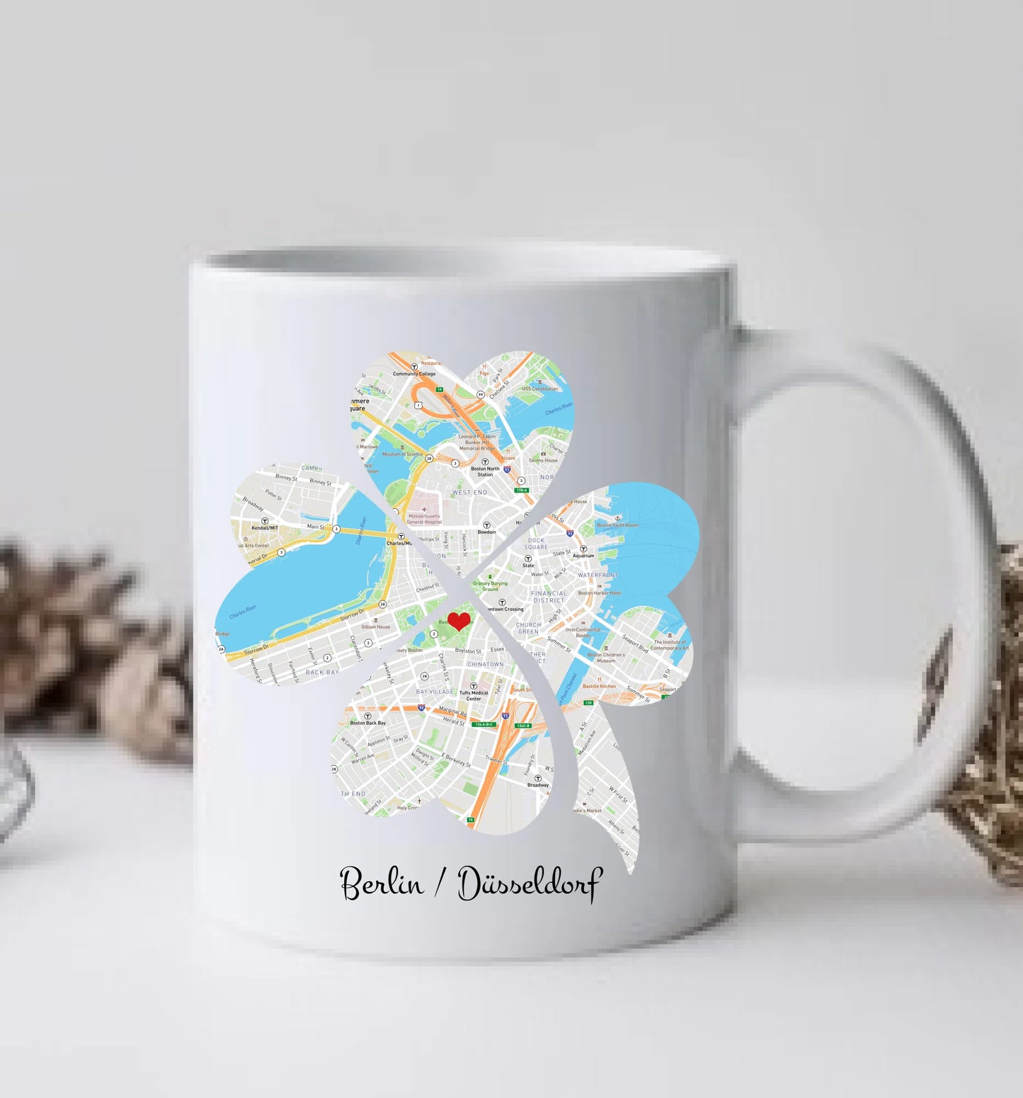 Personalisierte Tasse, wo alles begann, Kennenlernorte, Partner Geschenk Freund - Lebenspartner - Freundin - Valentin - Hochzeitstag