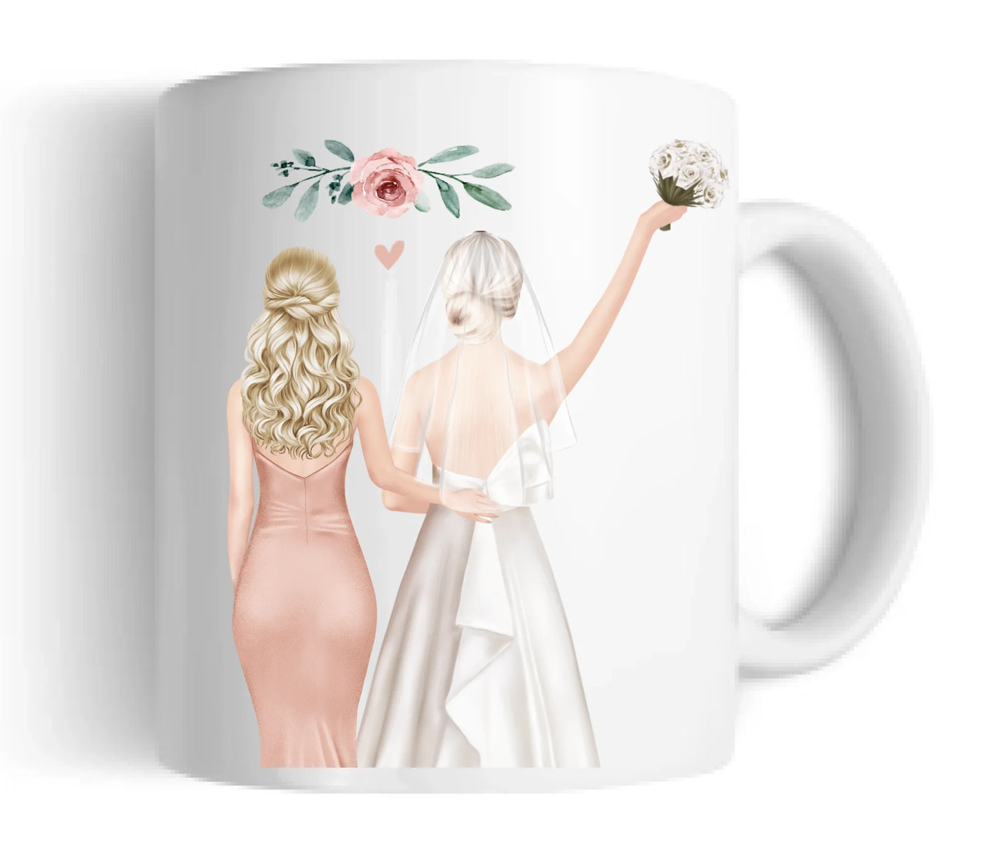 Personalisierte Tasse Geschenk Trauzeugin - Brautgeschenk - Hochzeitsgeschenk