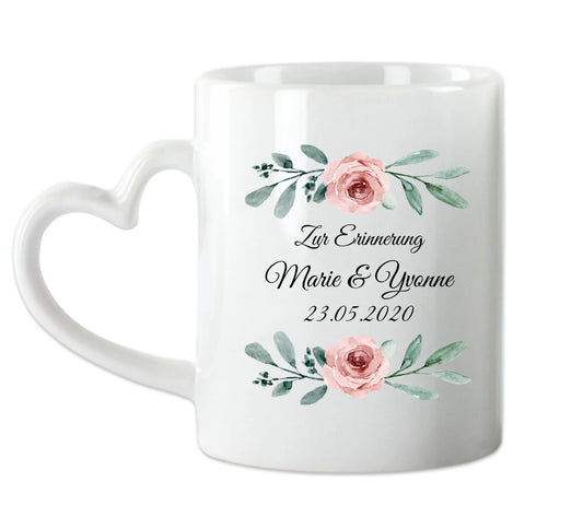 Geschenk Trauzeugin - Brautgeschenk - Hochzeitsgeschenk - Personalisierte Hochzeitstasse - Geschenk Braut - Geschenkidee Kaffeebecher