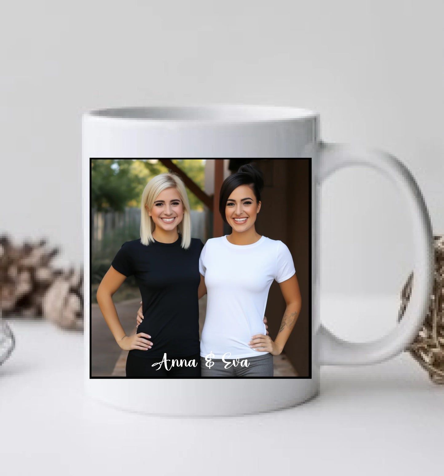 Fototasse mit eigenen Bild und Spruchauswahl als Geburtstagsgeschenk & Weihnachtsgeschenk