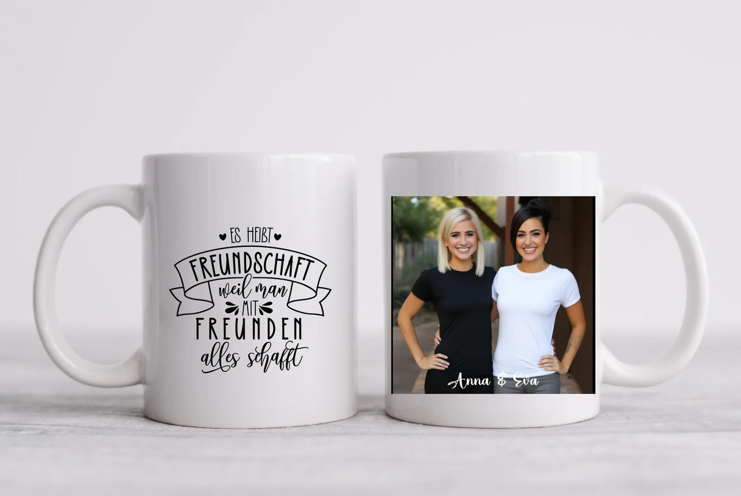 Fototasse mit eigenen Bild und Spruchauswahl als Geburtstagsgeschenk & Weihnachtsgeschenk