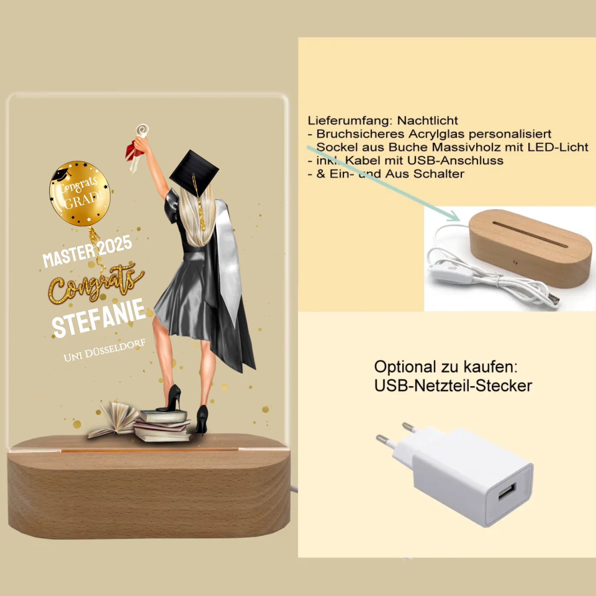 Produktinfo rechteckiges 3