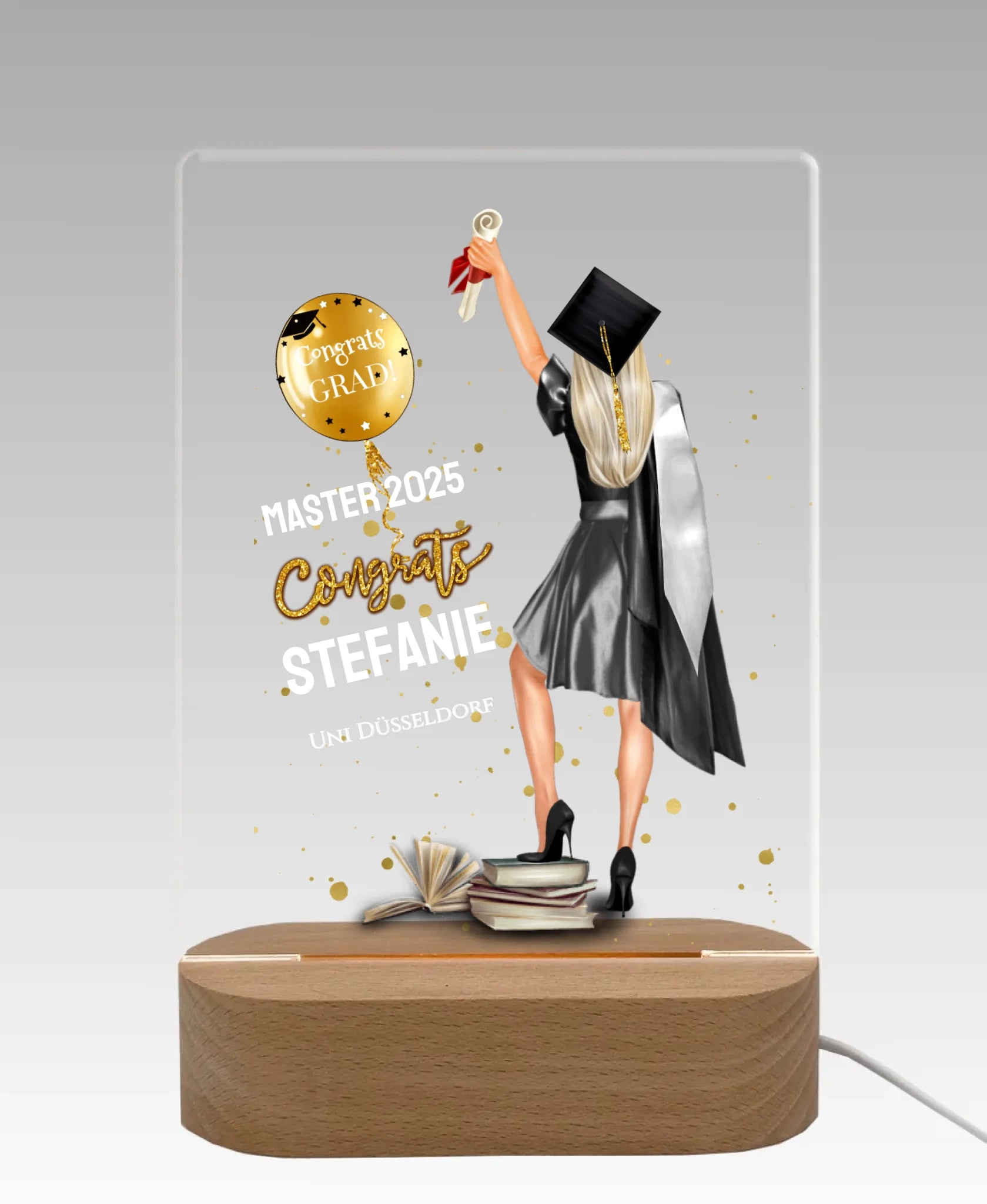 Licht aus - grauer Hintergrund