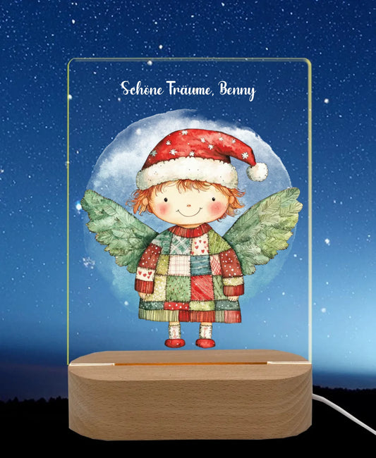 Licht an Nachthimmel