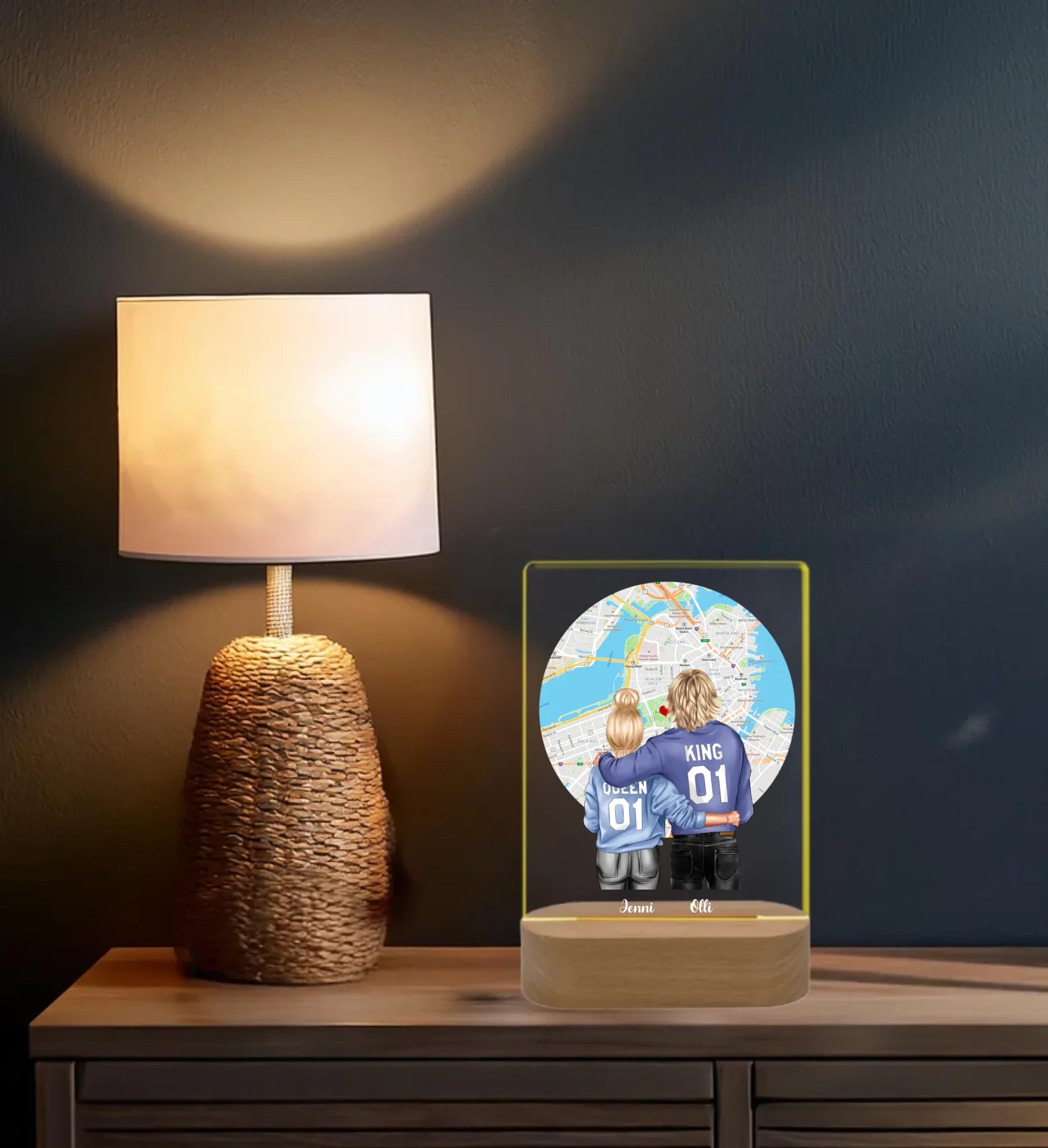 Komode Licht an