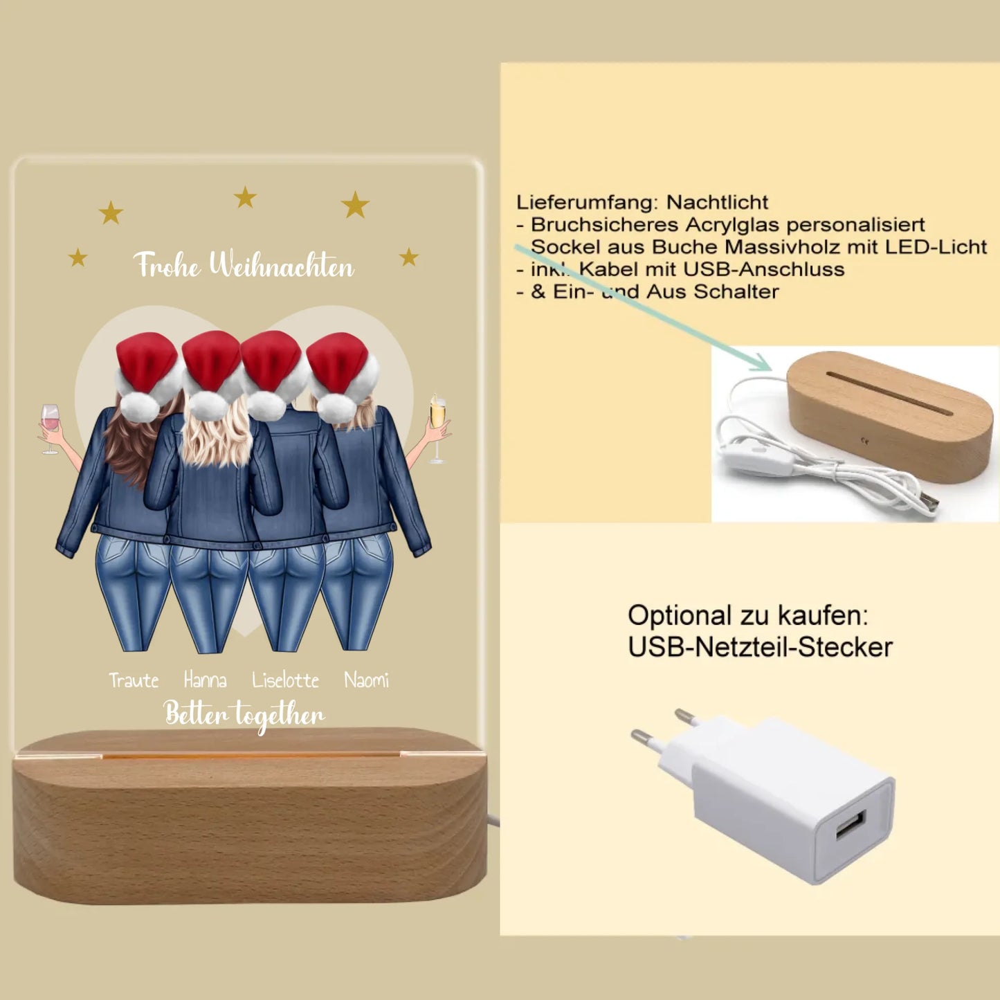 Produktinfo rechteckiges 3