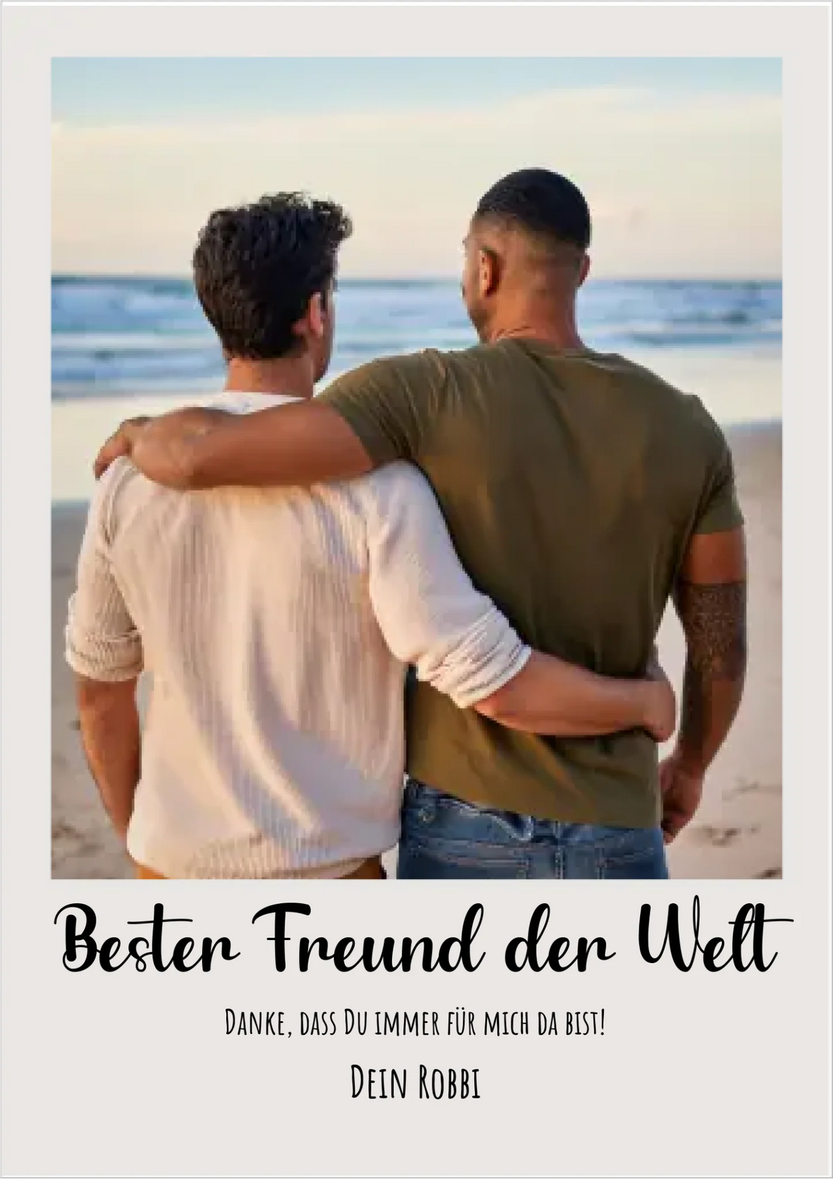 Beste Freunde Fotoposter Geschenk mit eigenem Bild - perfektes Geburtstagsgeschenk !!! Digitale Datei zum Selberdrucken - kein Poster !!! Digitale Datei zum Selberdrucken - kein Poster A4 A3 A2