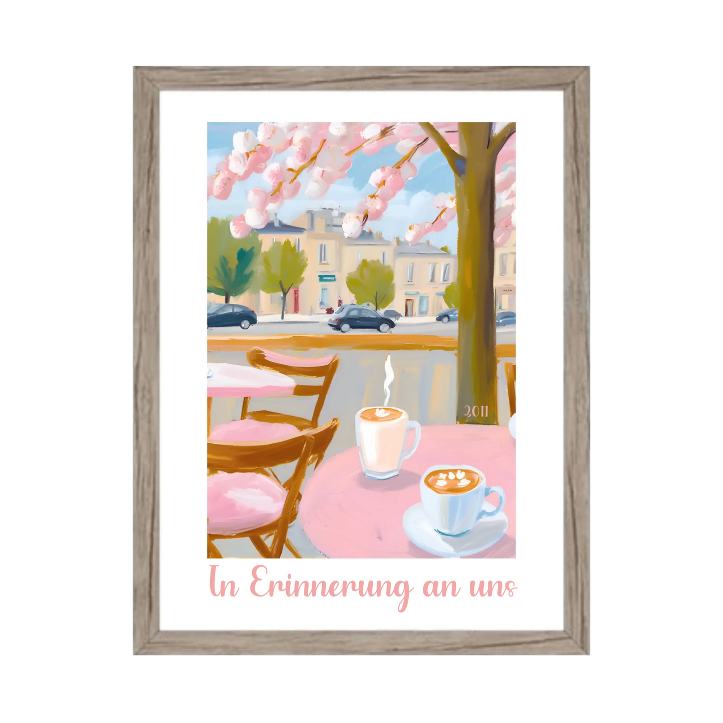 Frühlingserwachen personalisiertes Poster