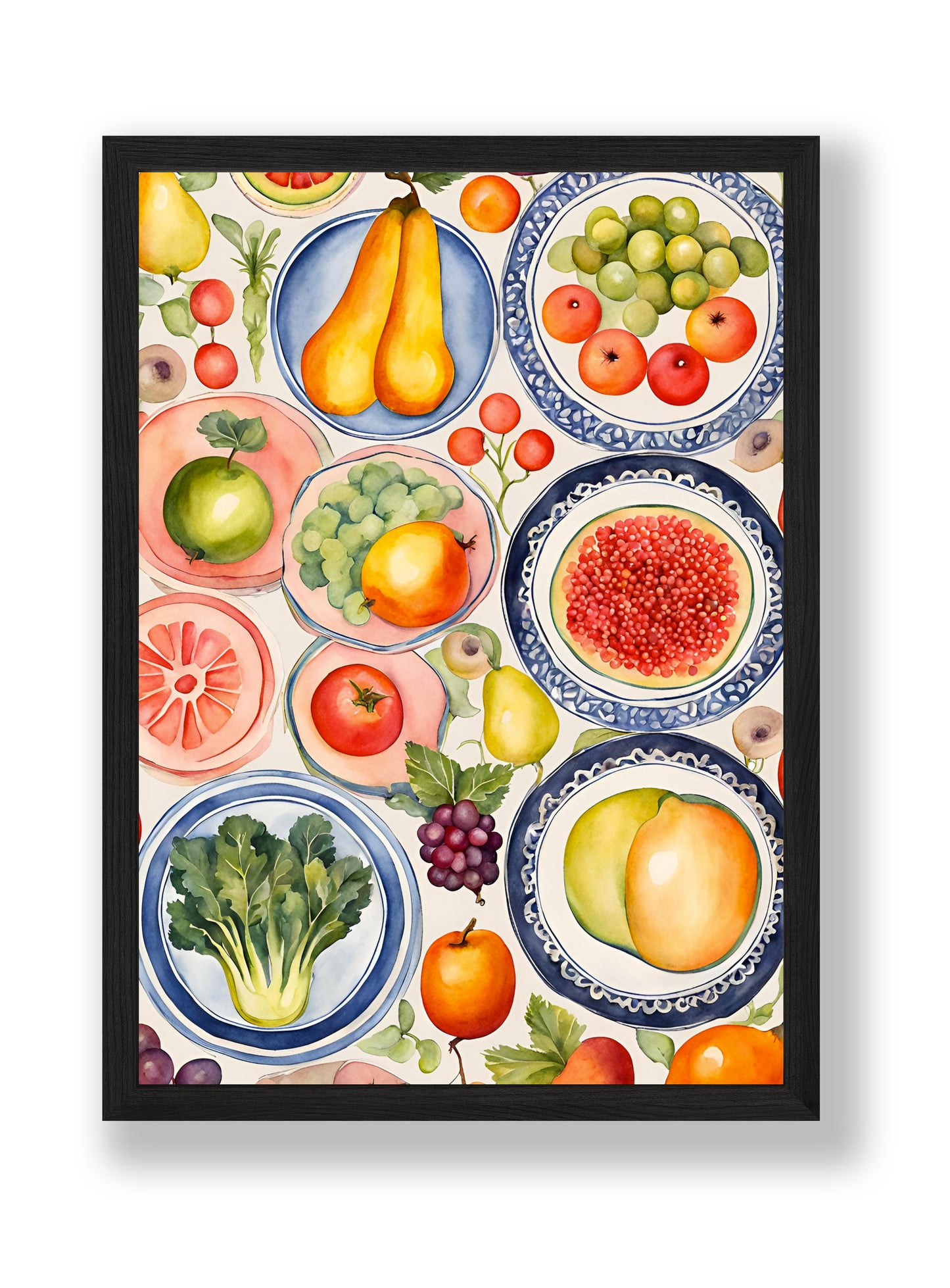 Küchenposter Früche Poster Küche Wand Bild Dekoration