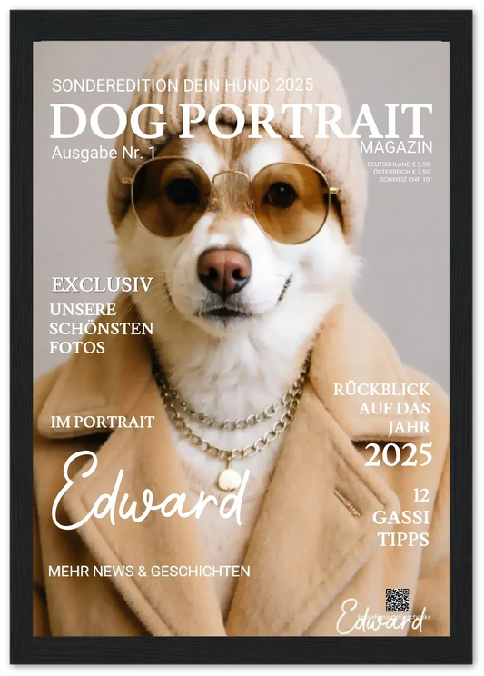 Einzigartige Poster wie echte Titelblätter-Perfekt als Geschenk für Paare, Freundinnen , Haustierbesitzer.