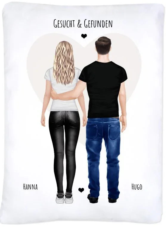 Bettbezüge, Kopfkissen beste Freundinnen, Freunde mit Namen, Datum Geschenkidee