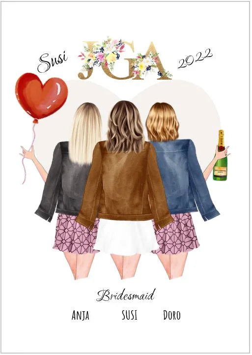 Personalisierte Geschenke zum Junggesellinnenabschied
