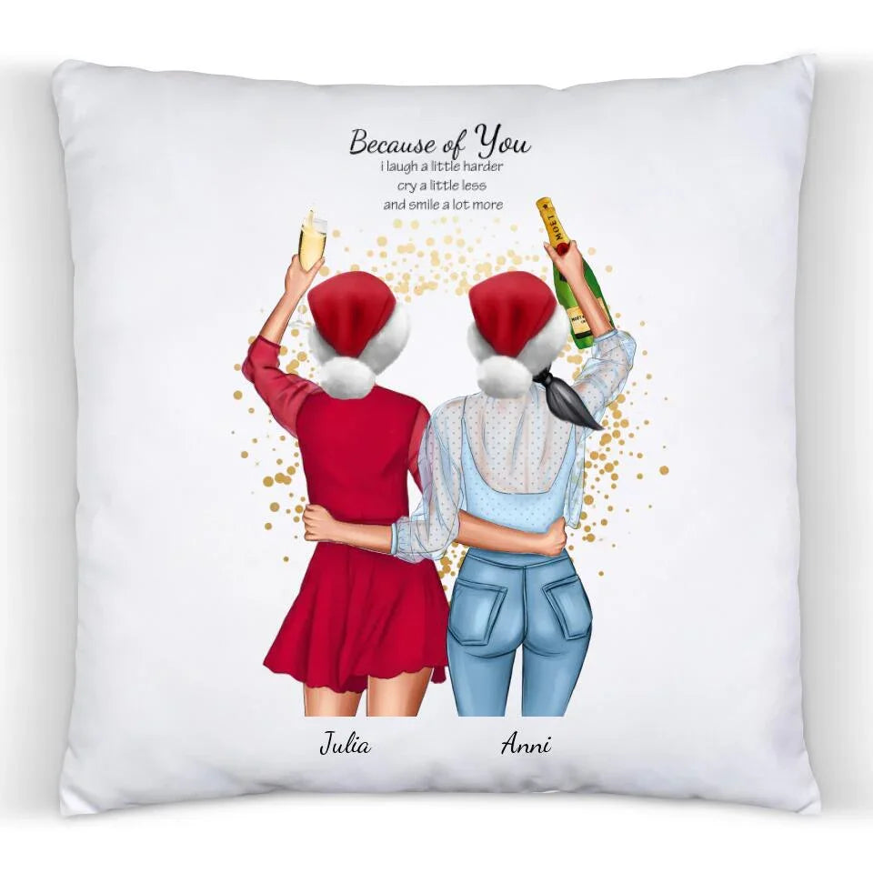 Weihnachtsgeschenke 2026 personalisiert - Deko Kissen & Decken