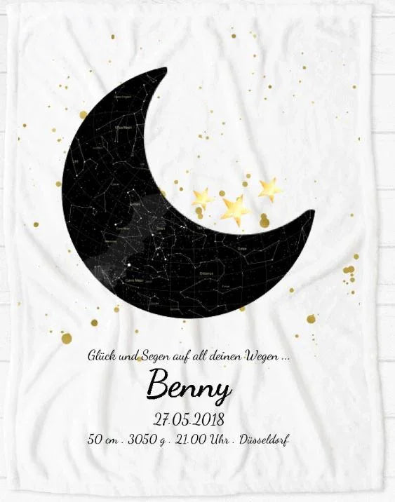 Babydecke, Krabbeldecke, Kinderzimmerdeko, Taufgeschenk, Geburtsgeschenk, Geschenk zur Geburt