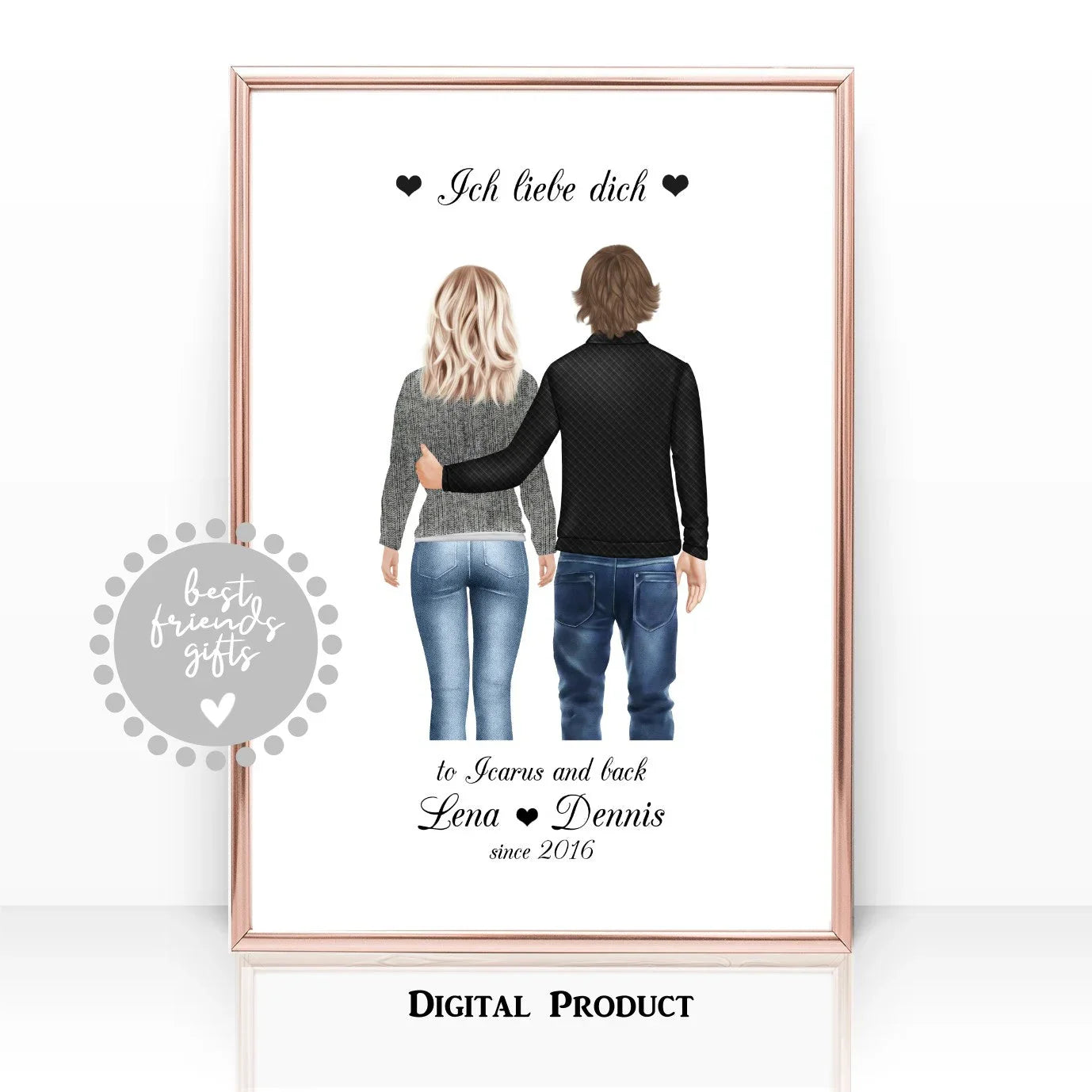 Personalisierte Geschenke -Geschenk Partner -Geschenk Partnerin - Partnerschaftsgeschenk - Geburtstagsgeschenk Freundin - Geschenk Freund - Valentinsgeschenk - Hochzeitstagsgeschenk