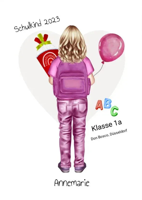 Geschenk Einschulung Schulkind 2024 für Jungen & Mädchen 1. Klasse Schulbeginn