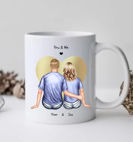 Personalisierte Tasse für deinen Partner / Partnerin - Pärchen Geschenkidee
