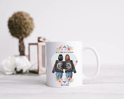 Geburtstagsgeschenk 2 Beste Freundinnen Tasse - Beste Freundin Geschenk