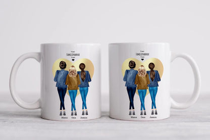 Mama, Oma & Ich Geschenk Personalisierte Tasse Mama, Oma, Geburtstagsgeschenk, Ostergeschenk