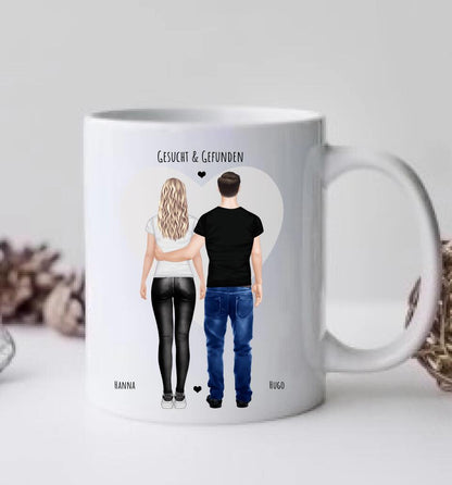 Personalisiertes Partnergeschenk Tasse, Kaffeebecher