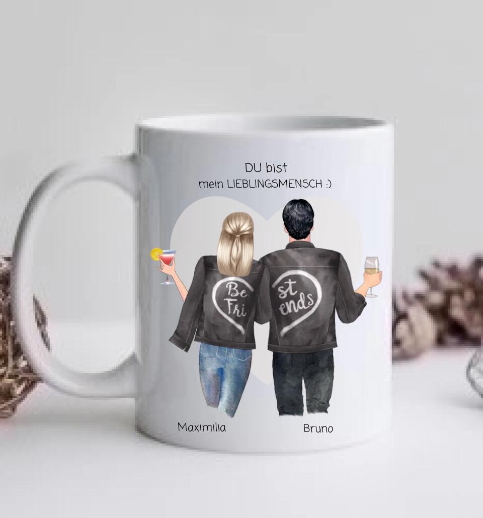 Personalisiertes Kaffeebecher Geschenk für Freundin, Freund, Partnergeschenk, Geburtstagsgeschenk Tasse