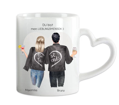 Personalisiertes Kaffeebecher Geschenk für Freundin, Freund, Partnergeschenk, Geburtstagsgeschenk Tasse