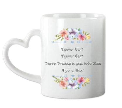 3 Beste Freundinnen Tasse personalisiert- Beste Freundin Geburtstagsgeschenk - Geburtstagstasse