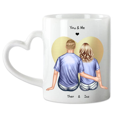 Tasse Partner - Personalisierte Tasse - Geschenk Freund - Lebenspartner - Freundin - Valentin - Hochzeitstag