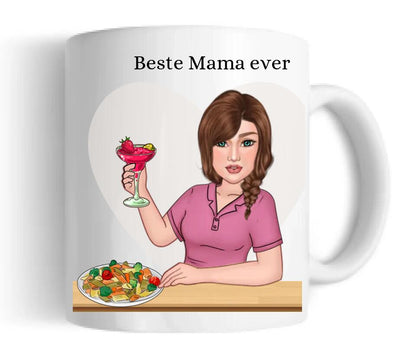 Personalisiertes Geschenk Tasse Muttertagsgeschenk, Geburtstagsgeschenke Mama