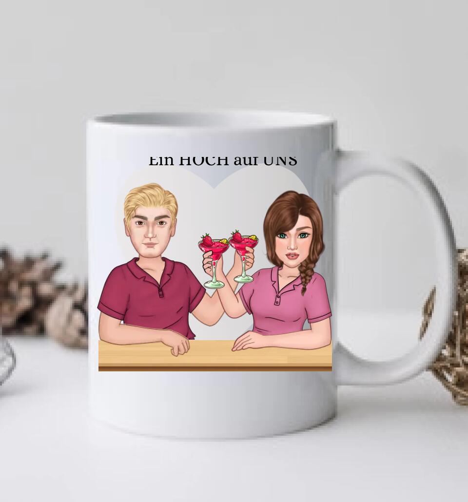 Personalisiertes Geschenk Tasse - Partnergeschenk - Valentinsgeschenk