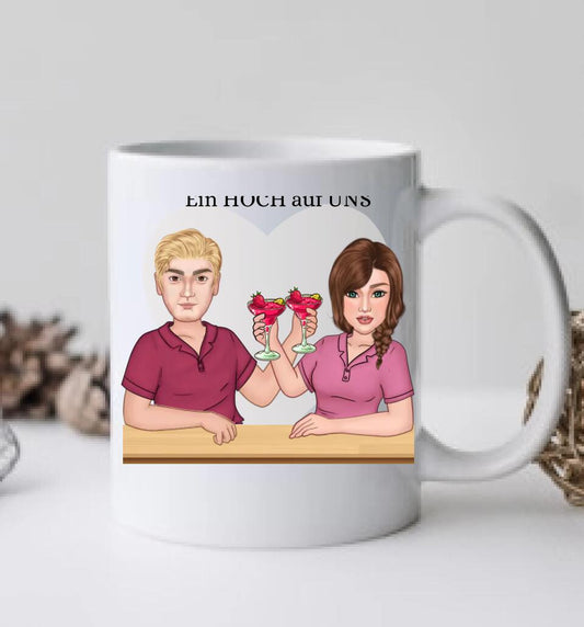 Personalisiertes Geschenk Tasse - Partnergeschenk - Valentinsgeschenk