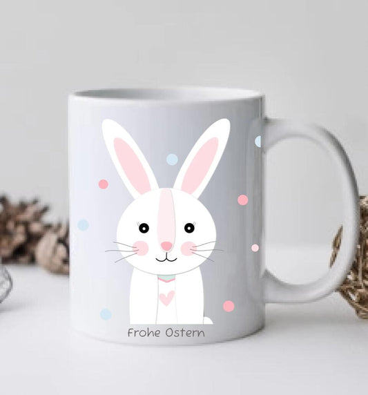 Personalisierte Tasse Hase mit Namen, Ostergeschenk, Namenstasse, Tasse mit Name