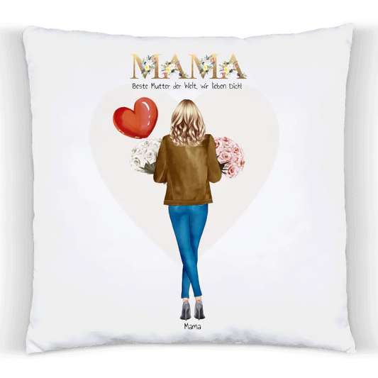 Personalisiertes Geschenk zum Muttertag - personalisiertes Kissen Muttertagsgeschenk
