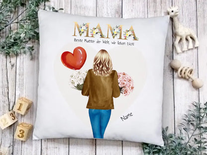 Personalisiertes Geschenk - Geschenk zum Muttertag - personalisiertes Kissen 2