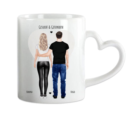 Geburtstag Geschenk Freundin, Geschenk Freund, personalisierte Tasse Partnergeschenk, Kaffeebecher Partner, Partnerin