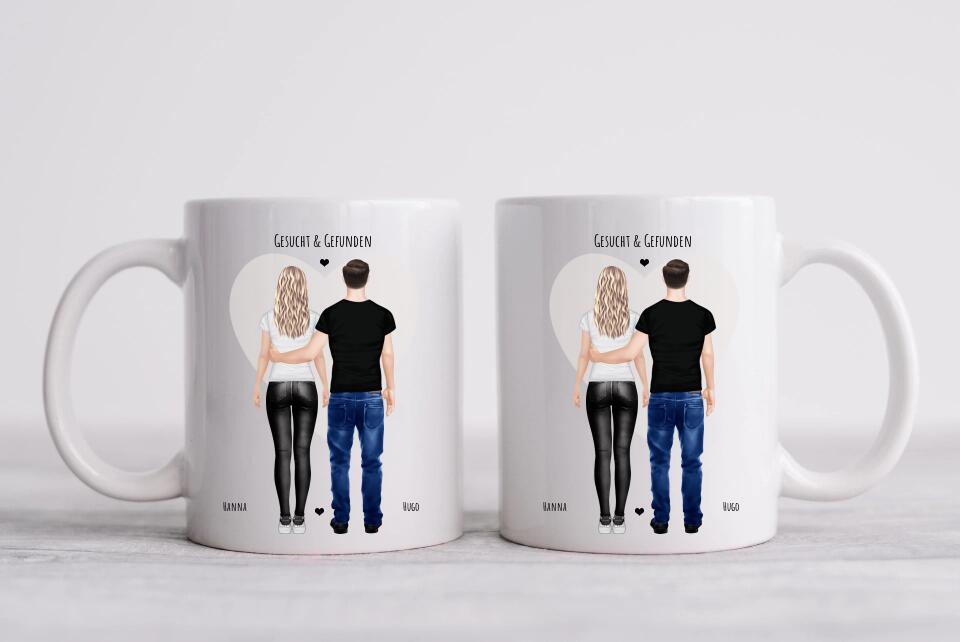 Geburtstag Geschenk Freundin, Geschenk Freund, personalisierte Tasse Partnergeschenk, Kaffeebecher Partner, Partnerin